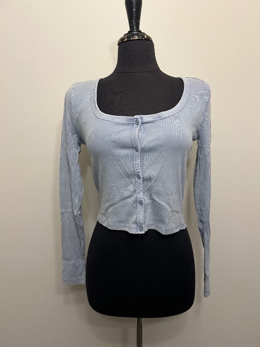 Jessica Simpson Light Blue Cropped Top